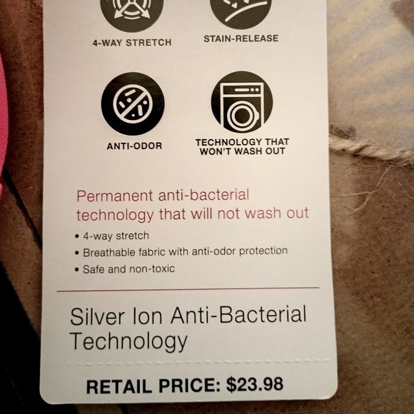 NEW ClimateRight by Cuddl Duds Women’s Woven Twill V-Neck Scrub Top Small - Picture 13 of 13